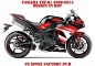 Preview: Beispiel Bild für die Farben, EV-R Rot für Yamaha YZF R1 2009-2014